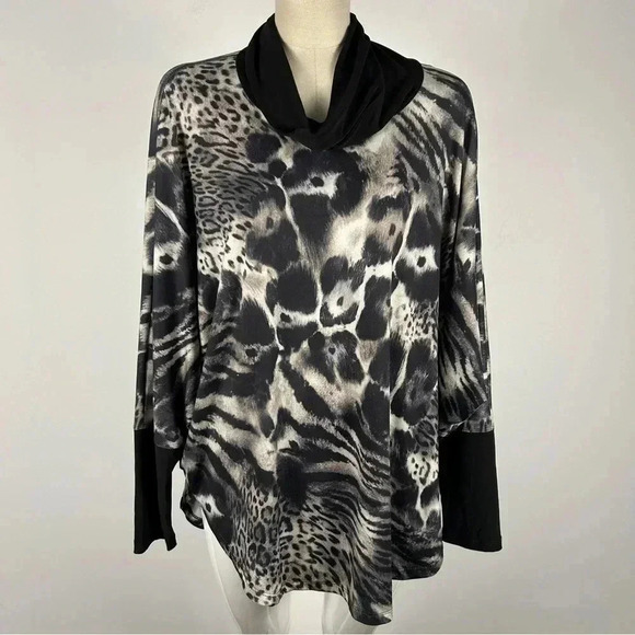 🌟Compli K top  jersey tunic M - Picture 2 of 9